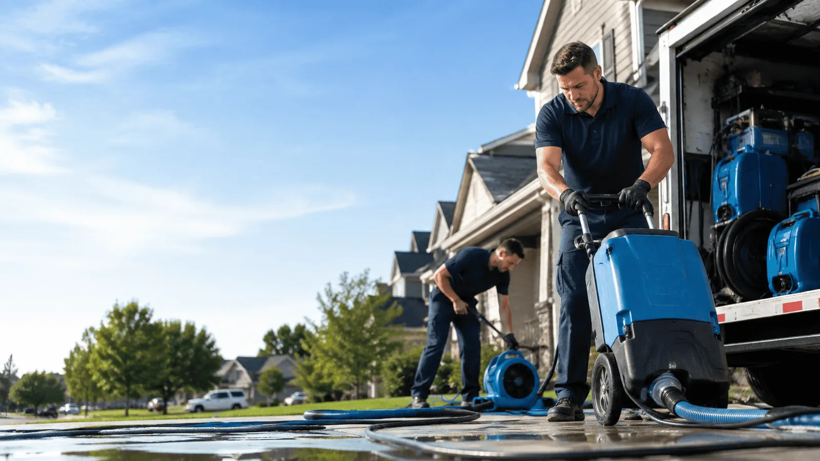 Structural Drying being performed in Stewartsville, NJ